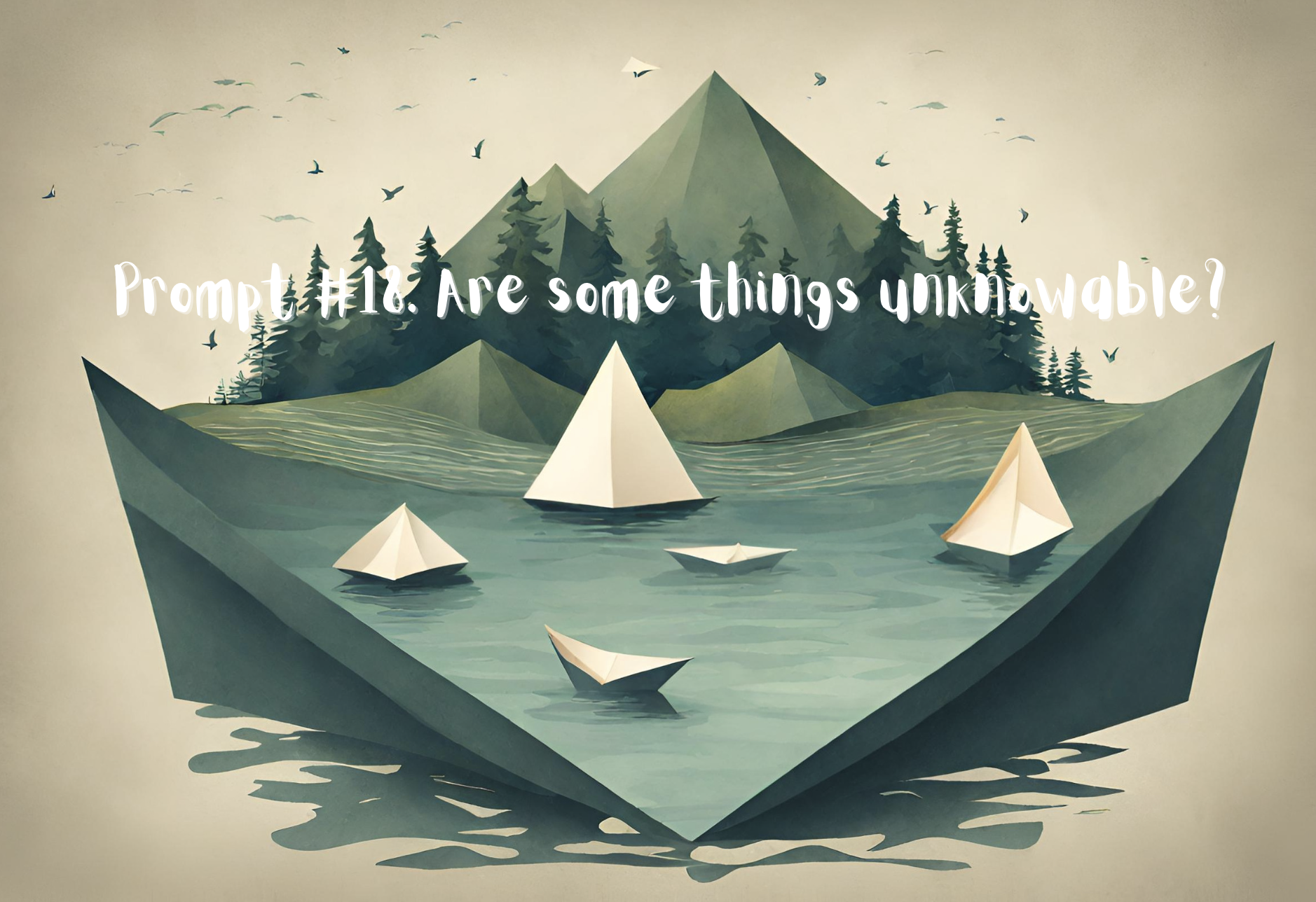 Prompt #18. Are some things unknowable?